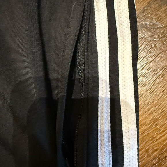Adidas Unisex Black Sweatpants with White Stripes Track Star - Picture 8 of 8